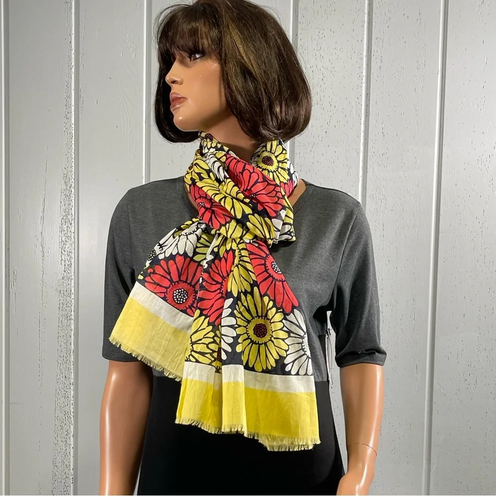Talbots Women's Floral Oblong Scarf